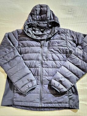 Eddie Bauer DownLight 550 Hooded Down Puffer Jacket Size Medium